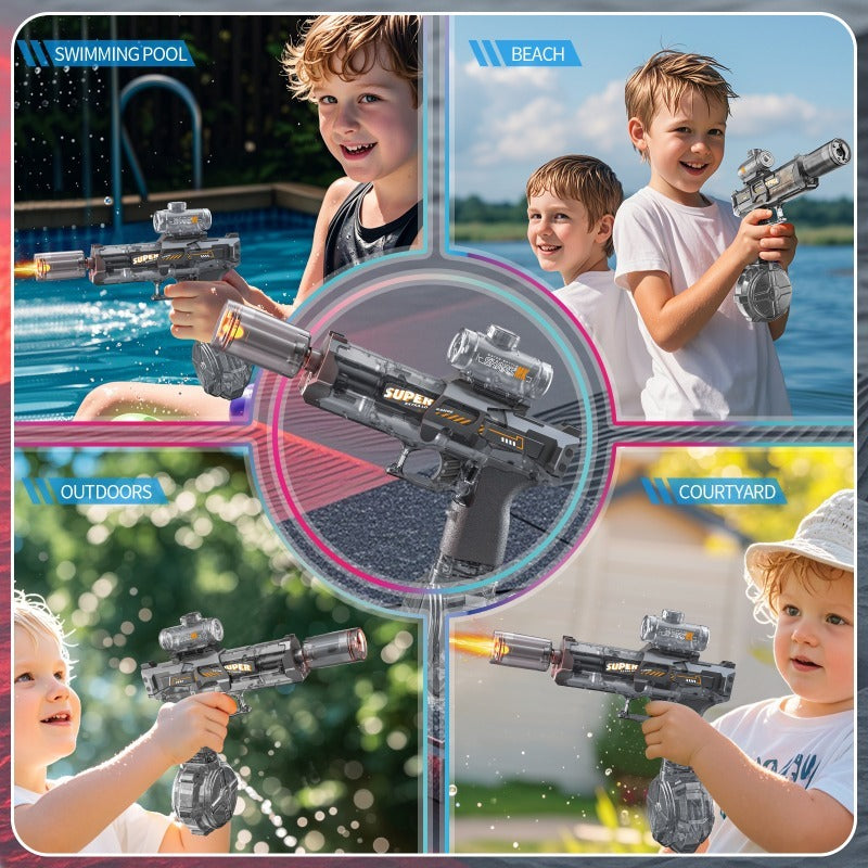 HydroBlaster X | Automatic Water Gun with Recoil Spray